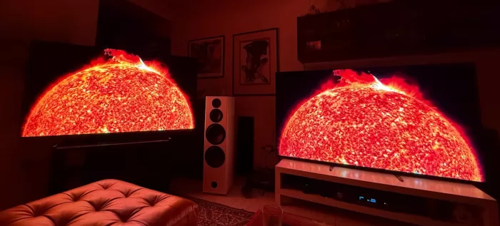 Samsung QE65S95D OLED vs MiniLED 1275x577x
