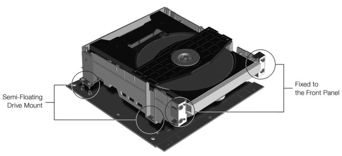 Teac jako jeden z mála používá mechaniku vlastní konstrukce