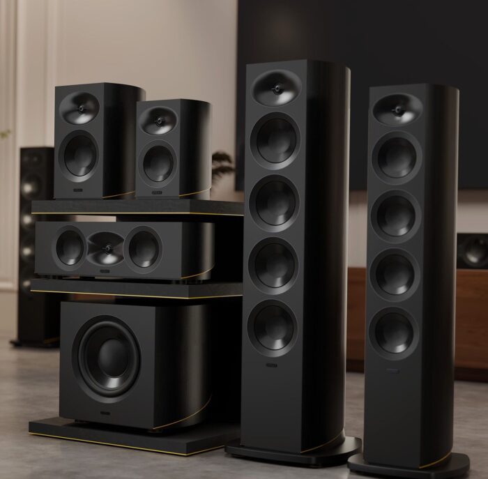 Kompletní řada má v kombinaci černého povrchu a žlutých linek luxusní vzhled