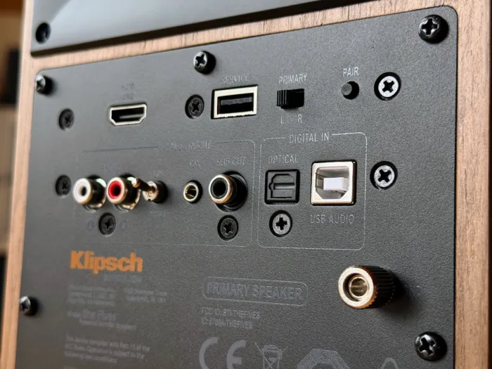 Klipsch THE FIVES connections 1147x860x