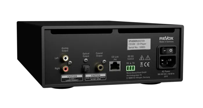 Revox CD100 CD Player schwarz back web 1920x1080x