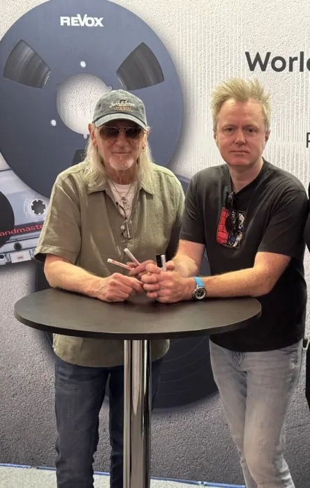 Roger Glover a Simon McBride Revox B77 MKIII Deep Purple 771x1215x