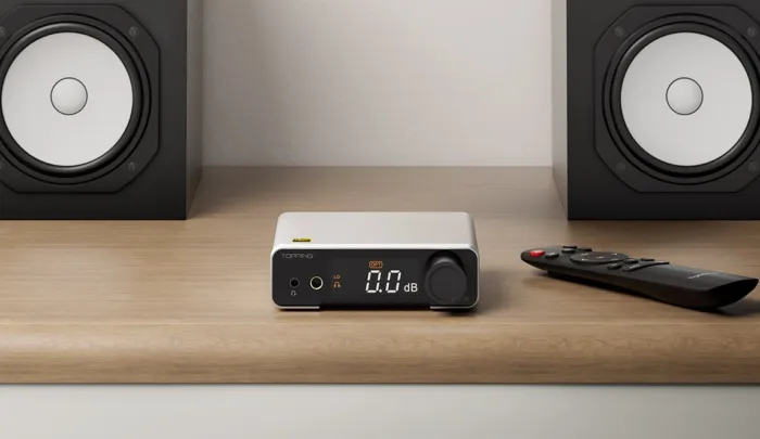 Stačí ji připojit aktivky a Topping se stane základem dostupné audio sestavy