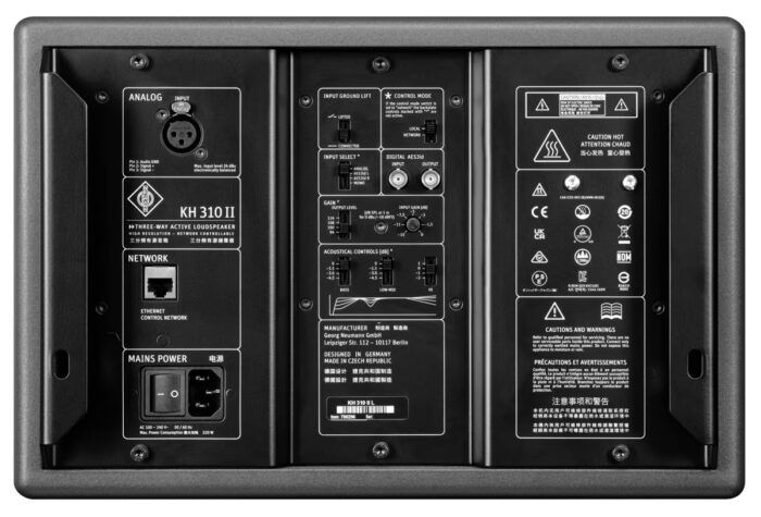 KH 310 II L Back Neumann Studio Monitor MR 1200x815x